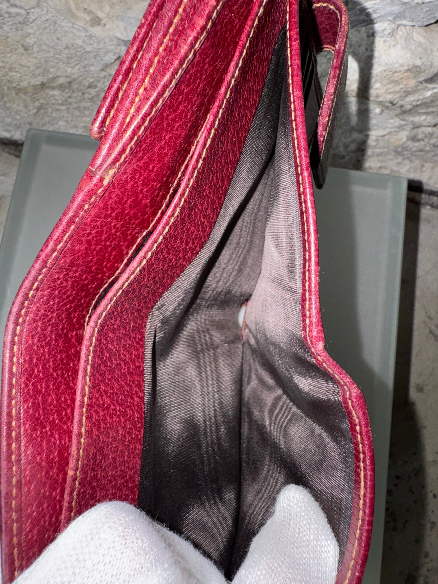 Gucci Vintage GG Canvas Geldbeutel