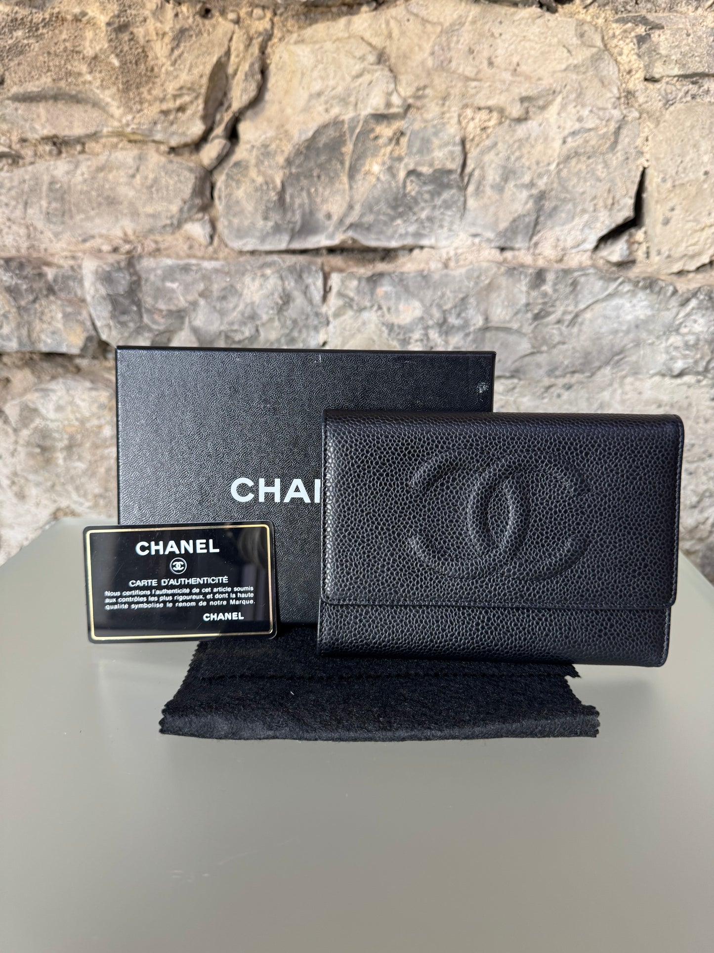 CHANEL Caviar-Leder Geldbeutel