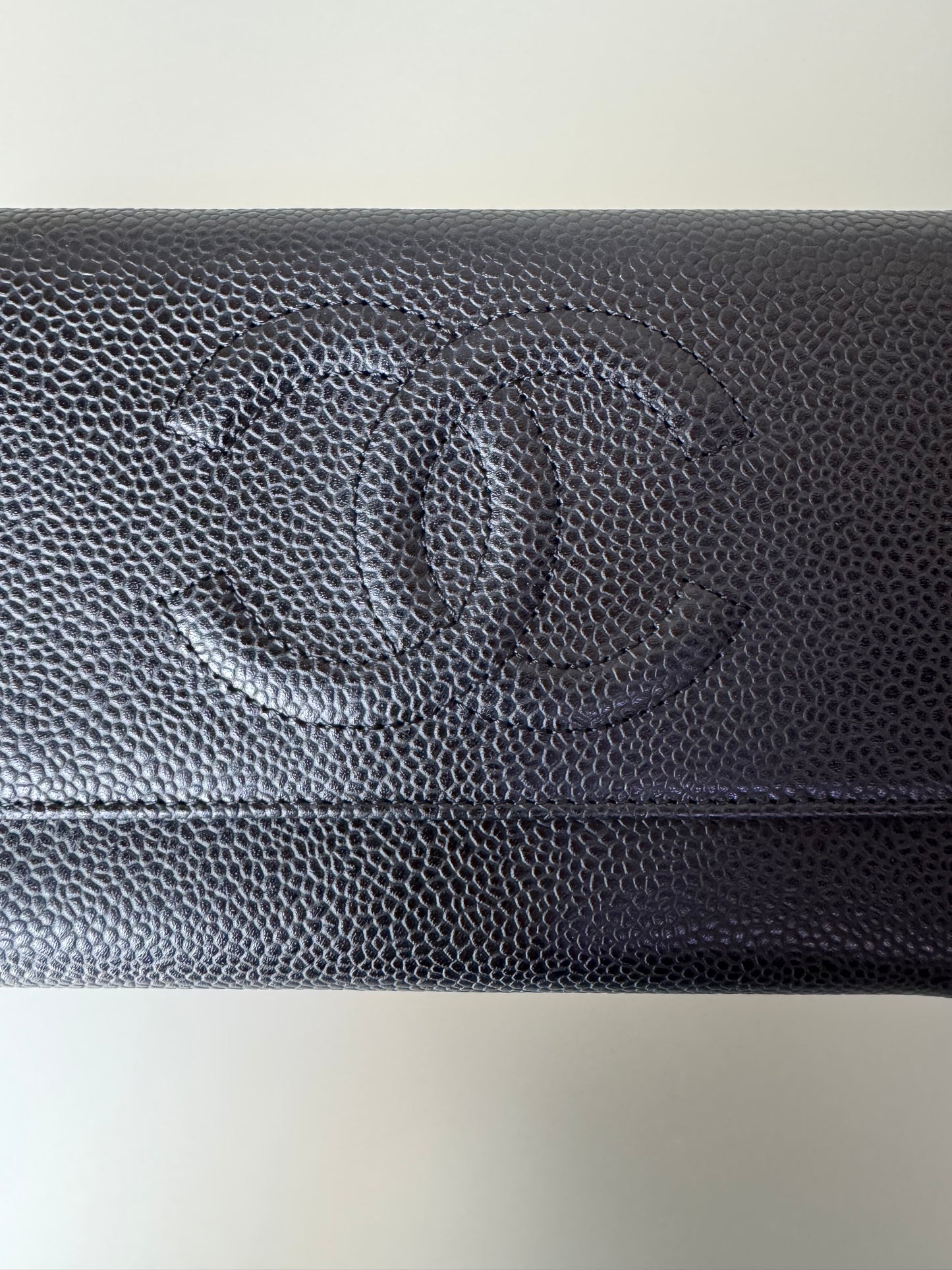 CHANEL Caviar-Leder Geldbeutel