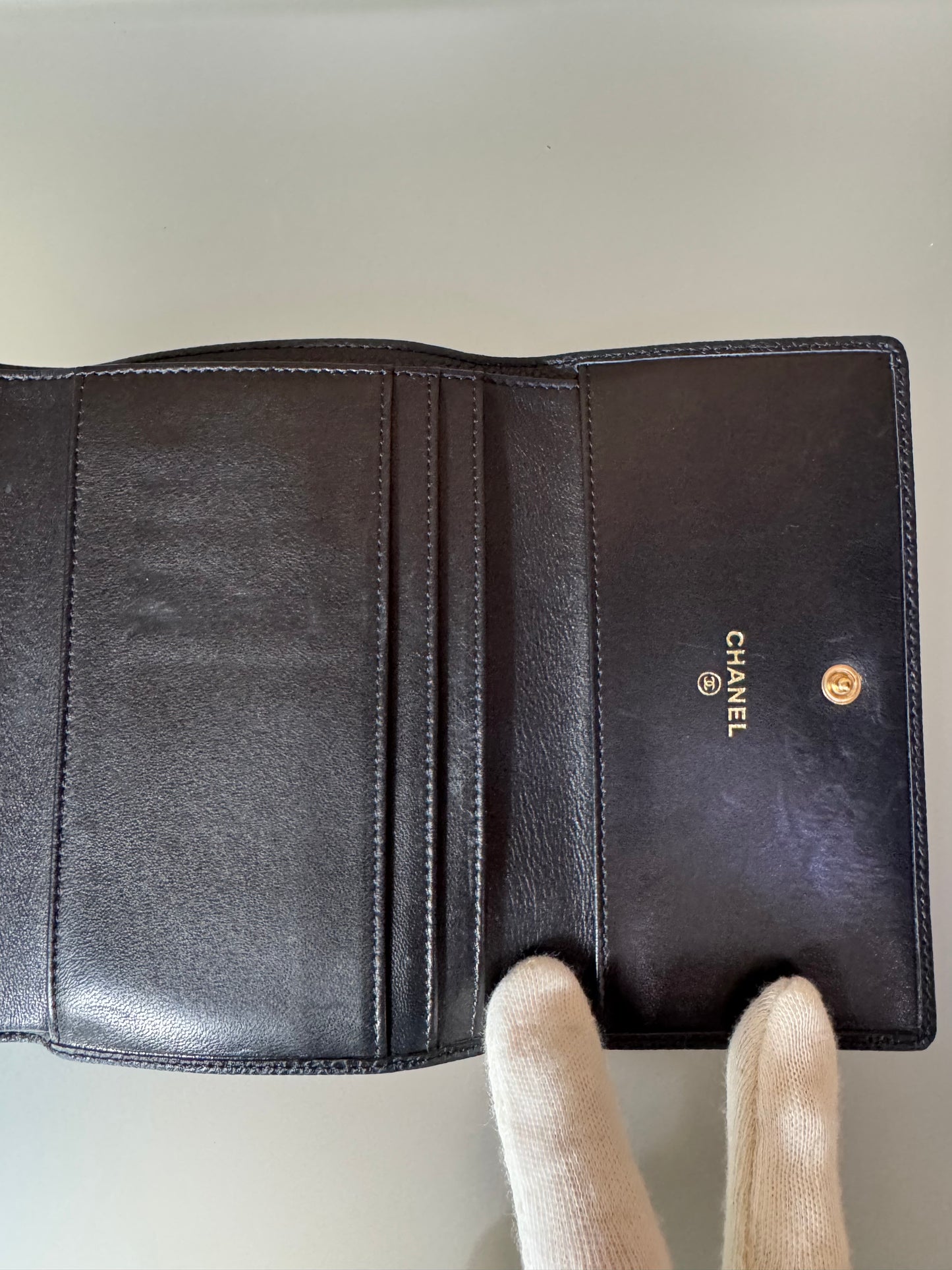 CHANEL Caviar-Leder Geldbeutel