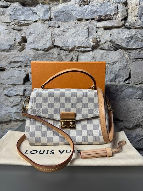 Louis Vuitton Croisette Damier Azur Rose