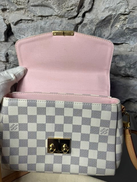 Louis Vuitton Croisette Damier Azur Rose