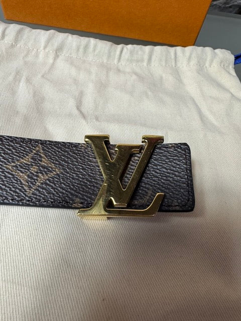 Louis Vuitton LV Initiales Wendegürtel 80 cm Monogram