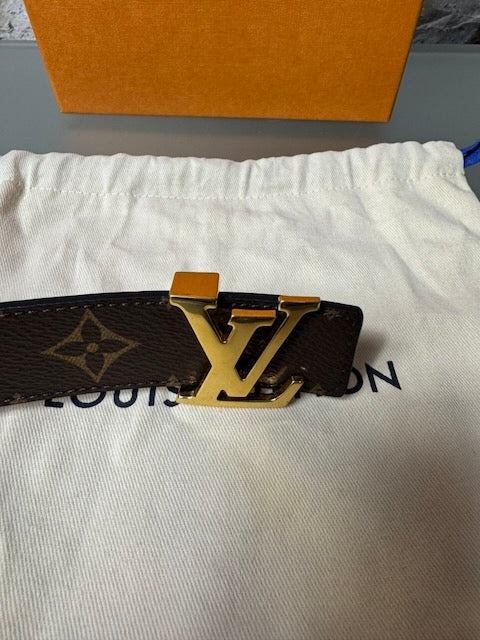 Louis Vuitton LV Initiales Wendegürtel 80 cm Monogram