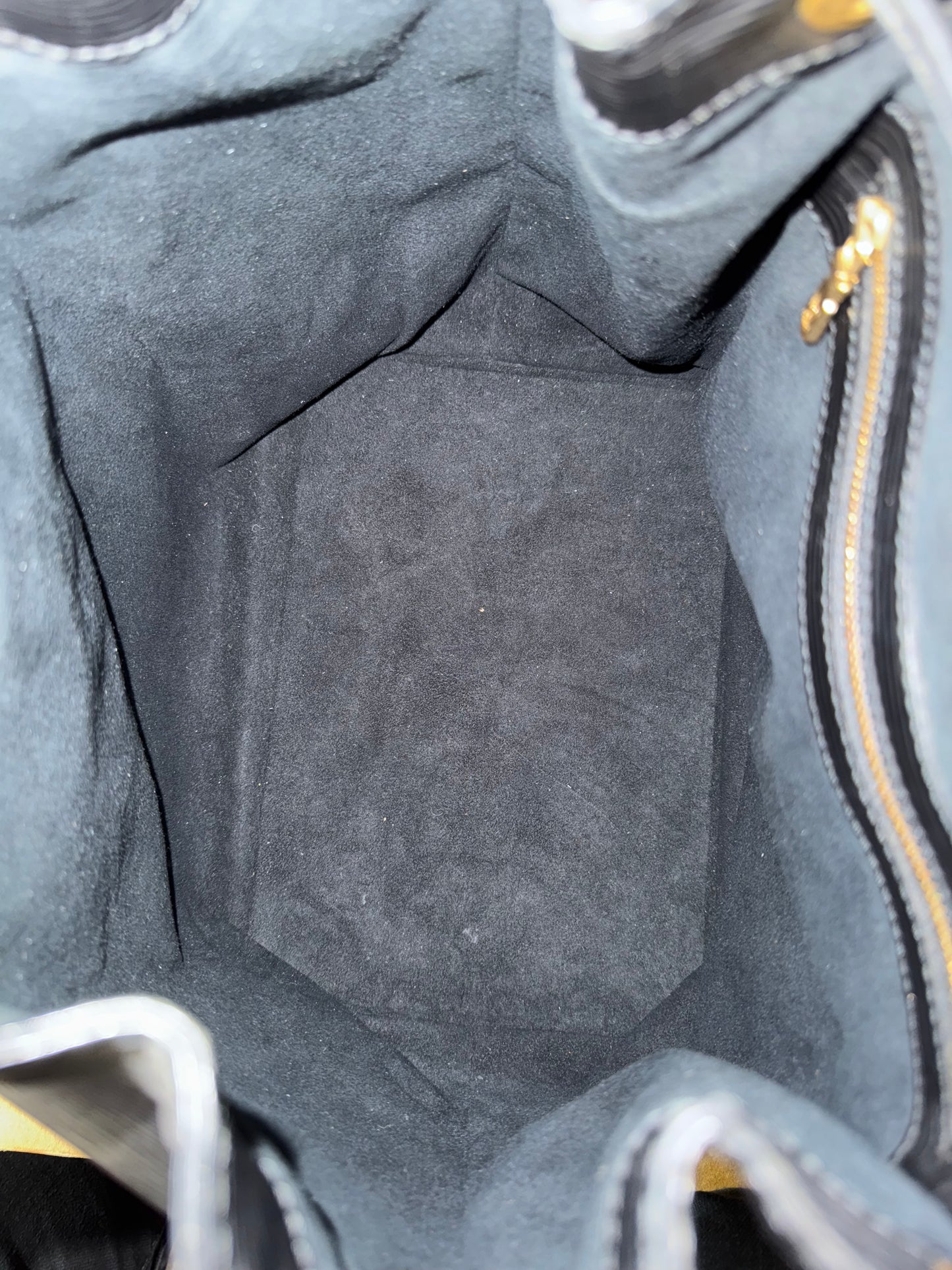 Louis Vuitton Sac Noe Petit Epi Leder schwarz