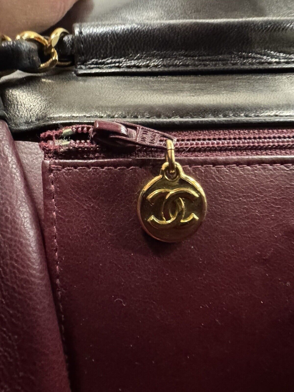 Chanel Handtasche Schultertasche Leder Classic Flap Bag Timeless