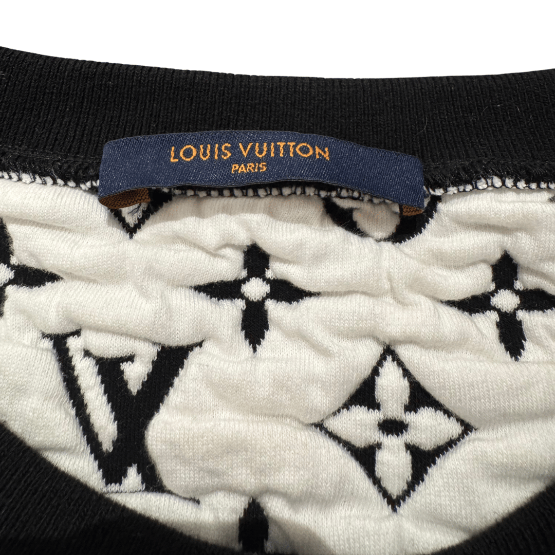 Louis Vuitton „Full Monogram Jacquard Crewneck“ Virgil Abloh