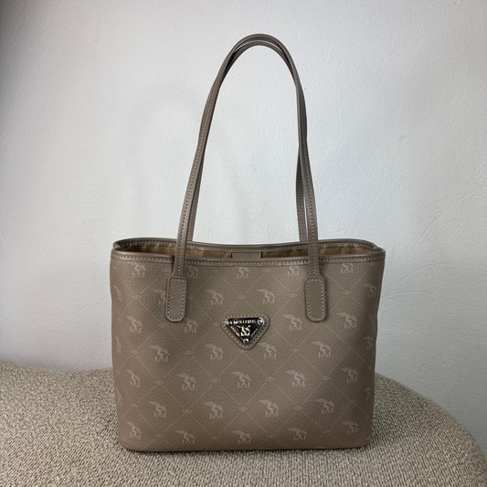 Maison Mollerus Bern Shopper – Taupe mit Pochette