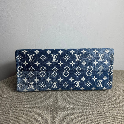 Louis Vuitton OnTheGo MM – Monogram Jacquard Denim