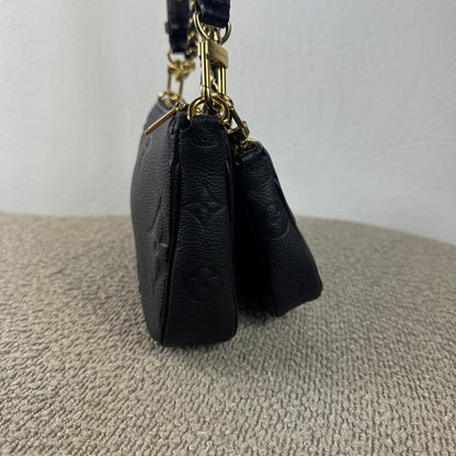 Louis Vuitton Multi Pochette Accessoires – Monogram Empreinte Noir