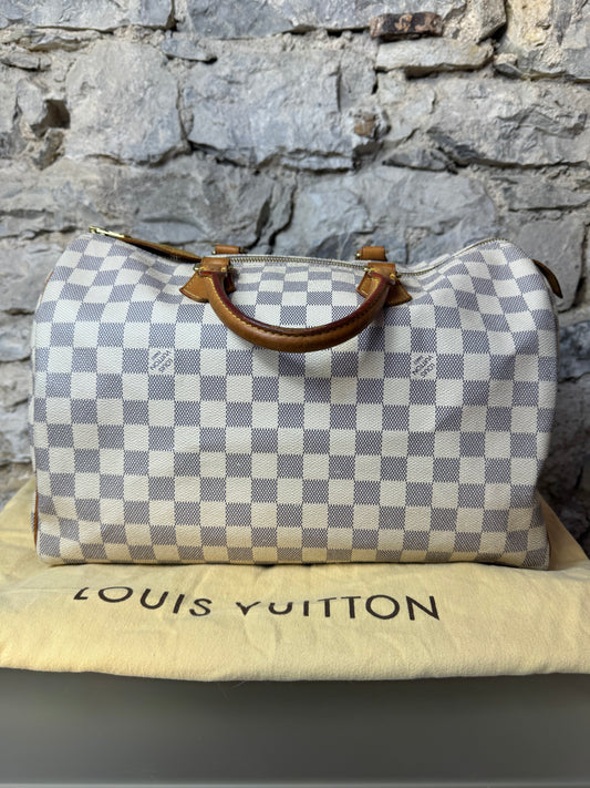 Louis Vuitton Speedy 35 Damier Azur