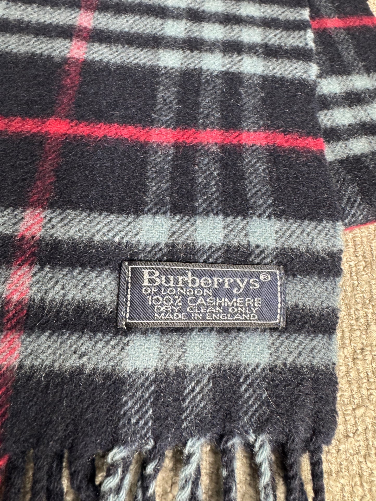 Burberry Nova Check Schal – 100 % Kaschmir