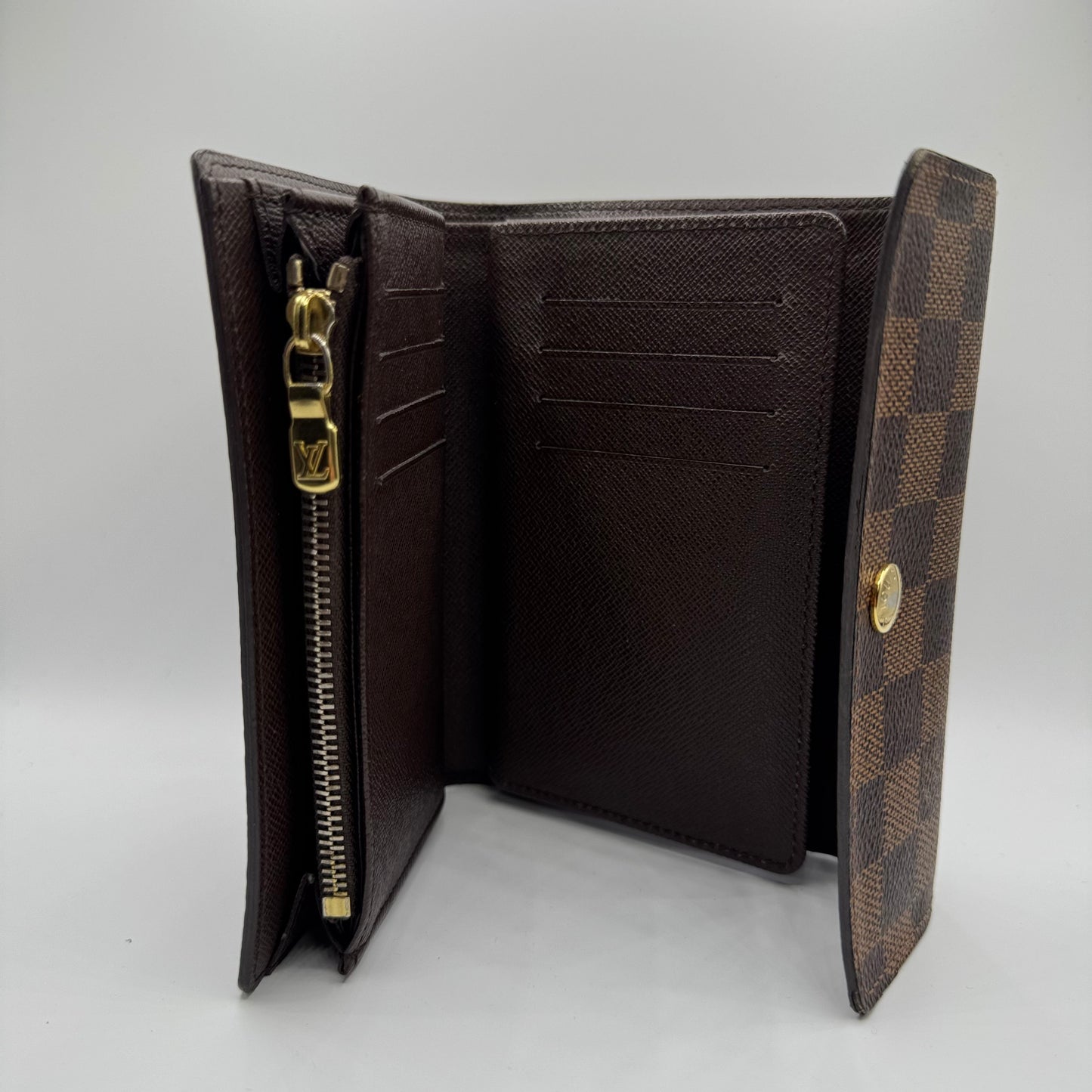 Louis Vuitton Portefeuille Trevi Geldbeutel – Damier Ebene