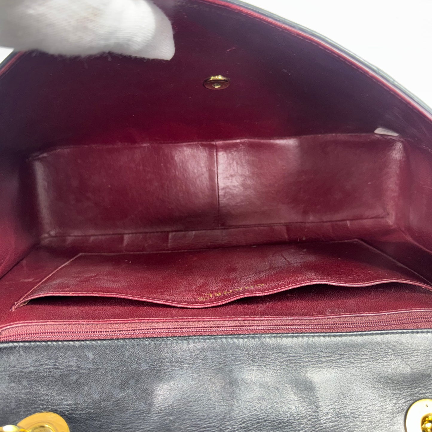 Chanel Single Flap Jumbo – Schwarz mit 24K vergoldeter Hardware