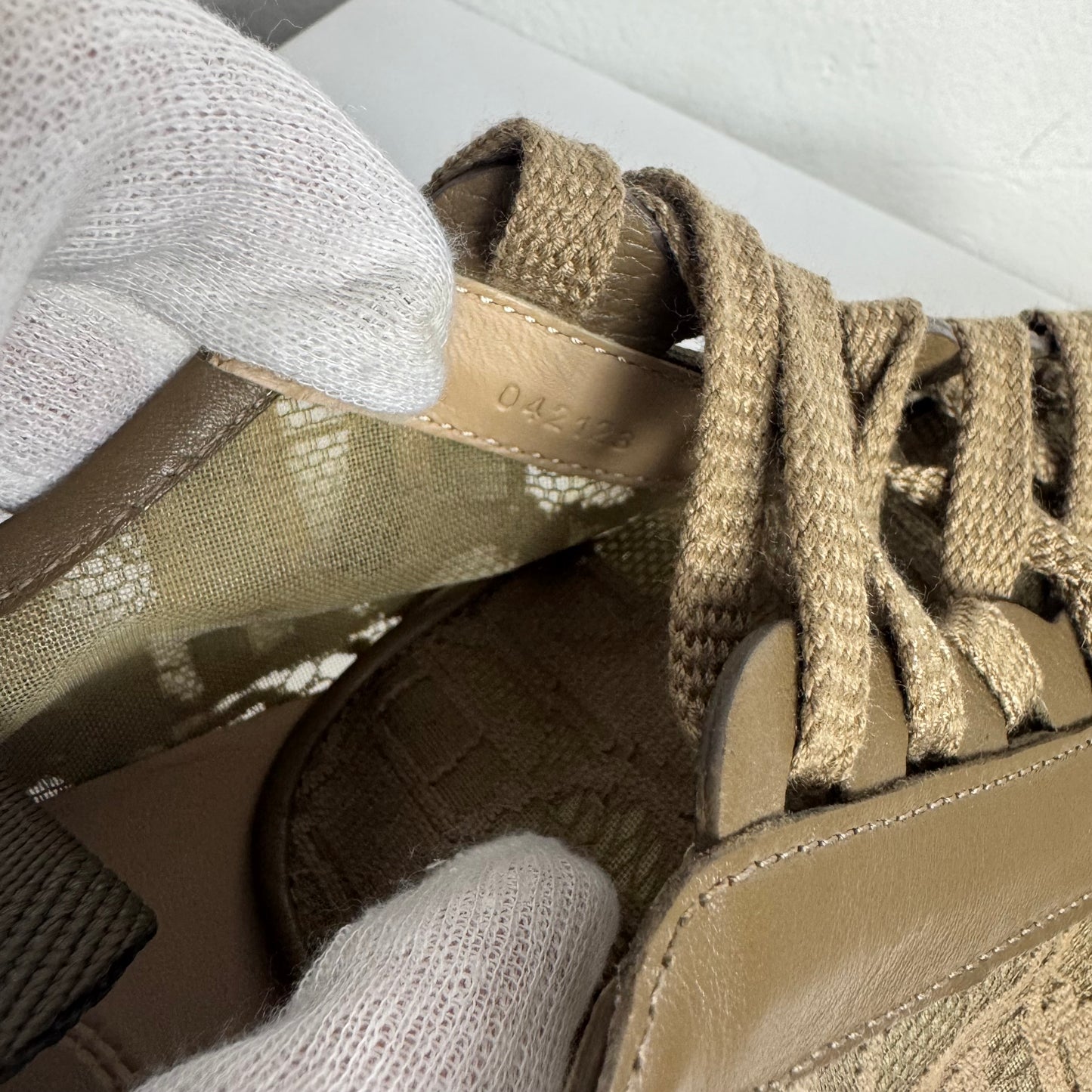 Chloé Lauren Lace Sneaker – Dark Grey (Size 41)