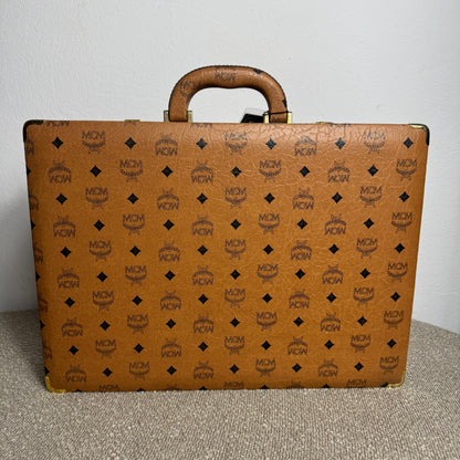 MCM Vintage Koffer Mini – Visetos Cognac