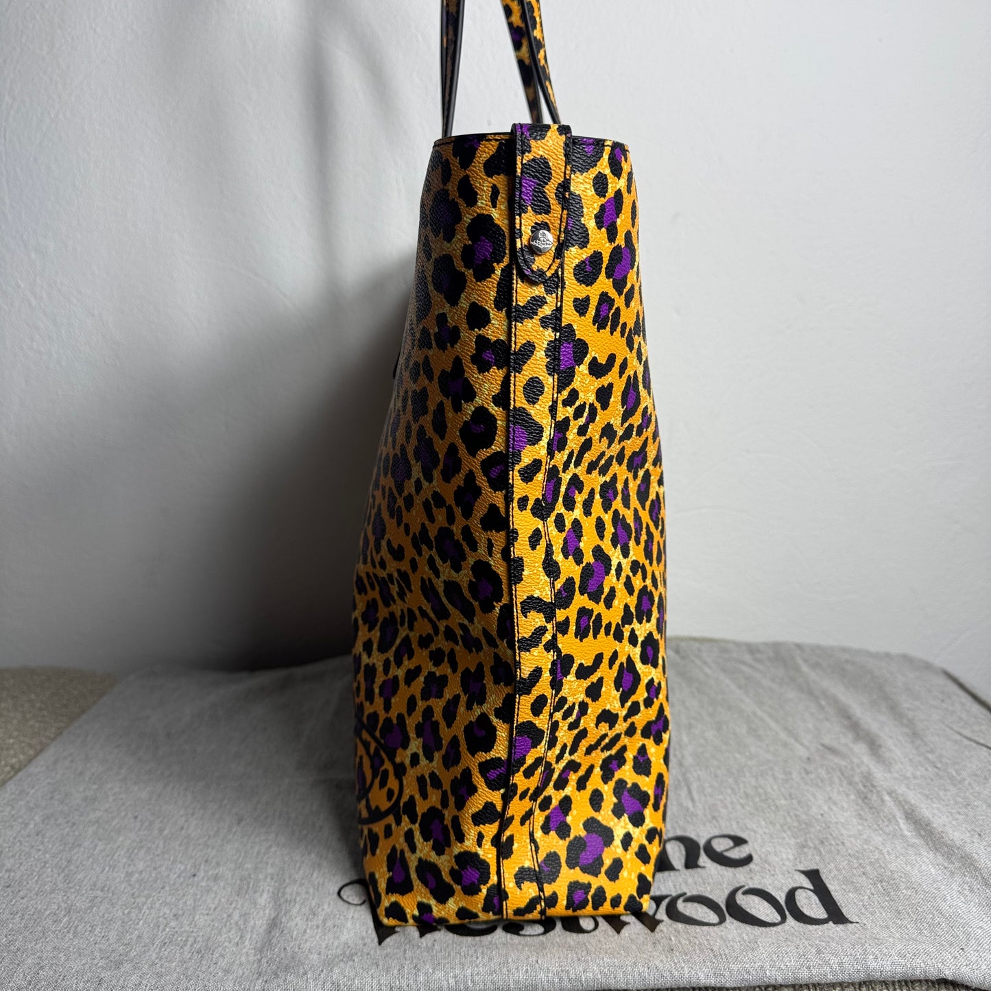 Vivienne Westwood Shopper Leo Print Vegan Leather