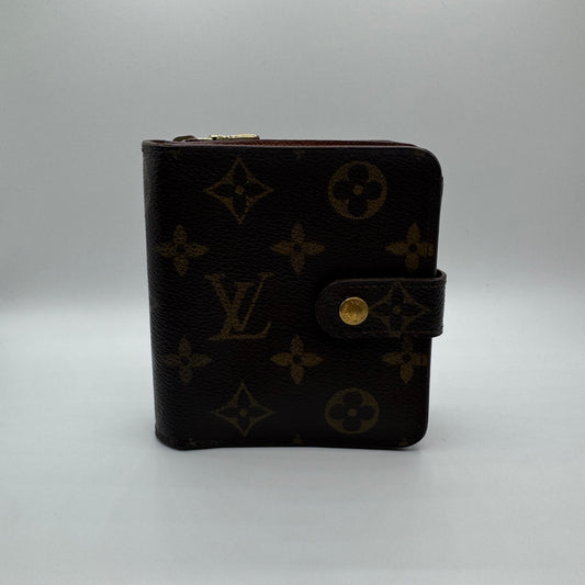 Louis Vuitton Monogram Compact Zip Rundum-Reißverschluss – Monogram Canvas