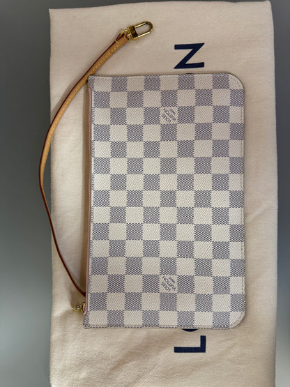 Louis Vuitton Neverfull MM – Damier Azur mit Pochette