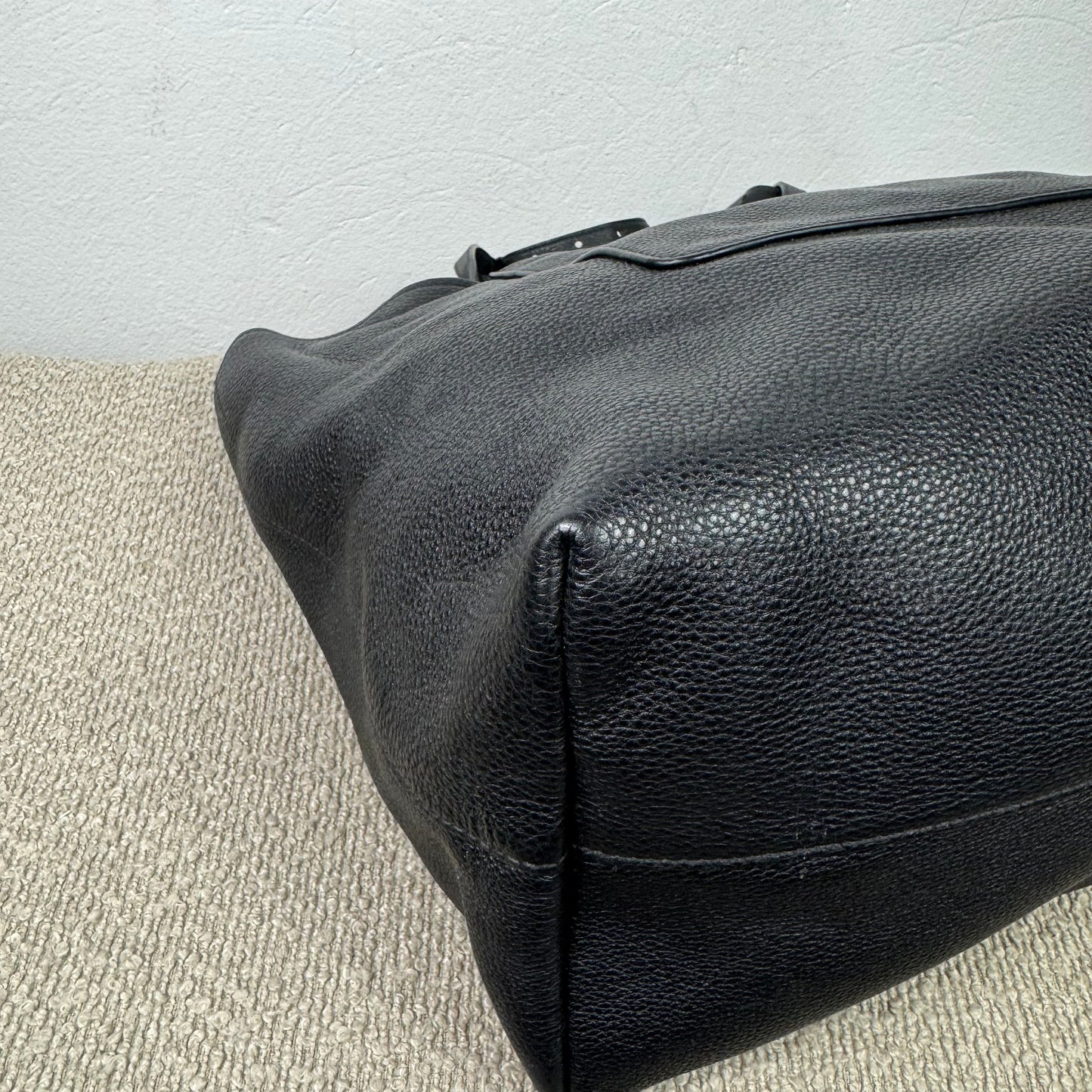 Prada Vitello Phenix Leder Shopper – Schwarz