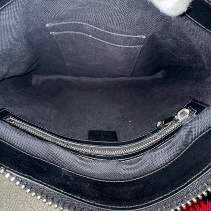 Gucci GG Supreme Messenger Tasche – Schwarz / Grau