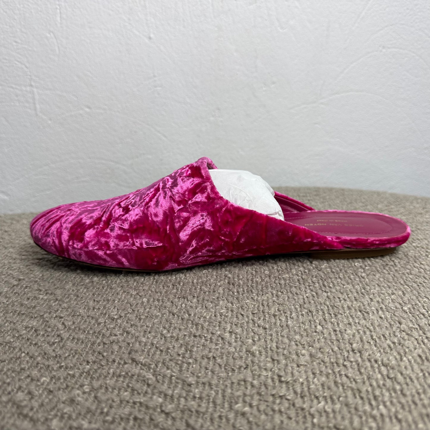 Dries Van Noten Pantoletten aus Samt Gr. 39,5