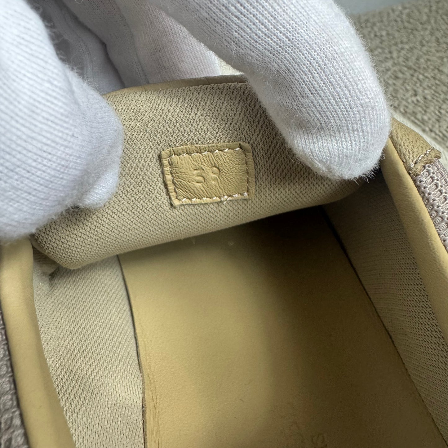 Hermès Bouncing Sneaker Beige Gr. 39