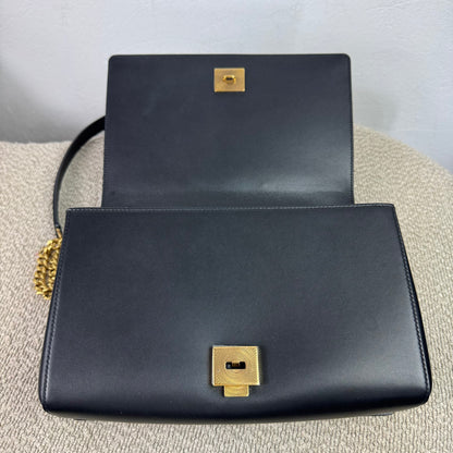 Dolce & Gabbana Devotion Flap Bag Medium – Schwarz
