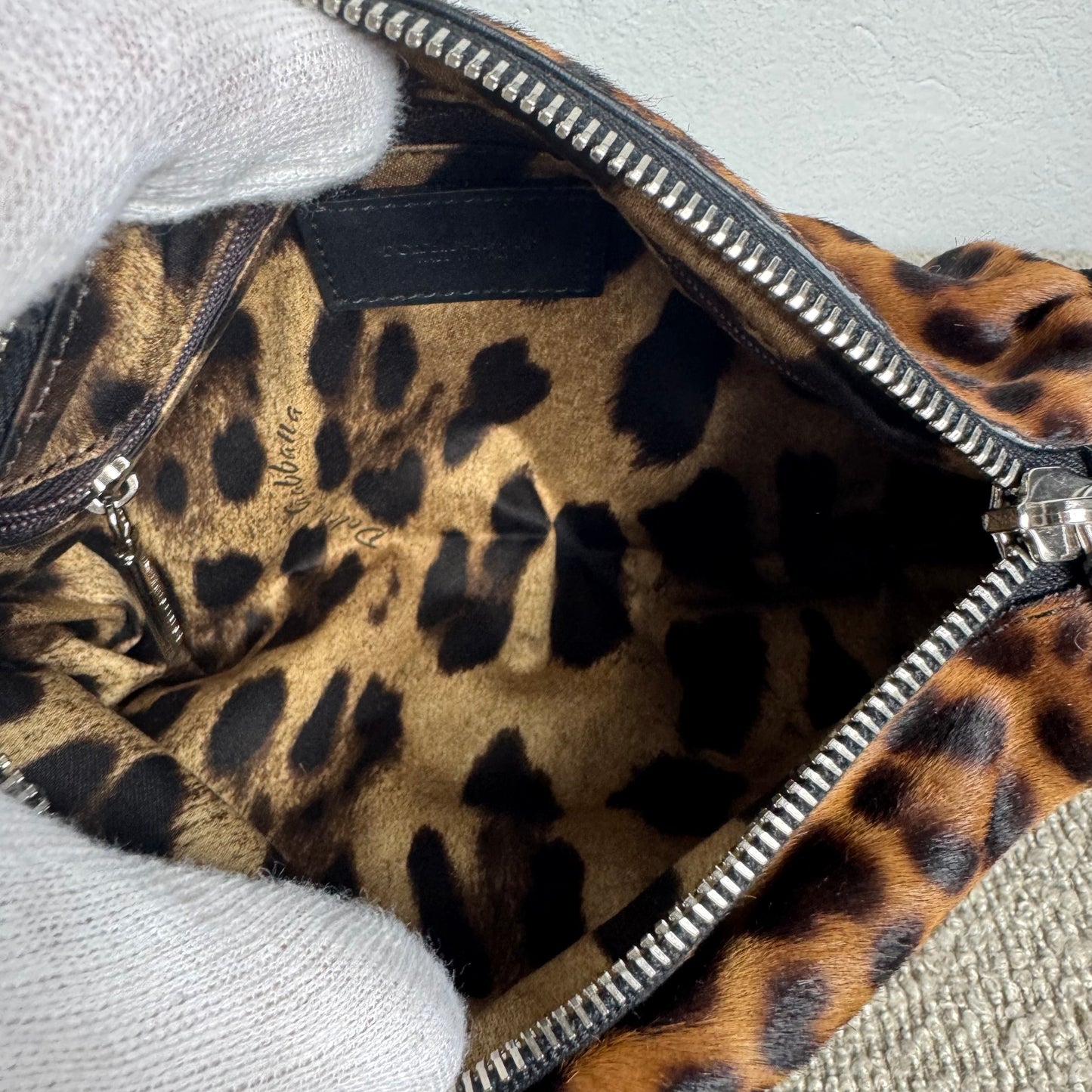 Dolce & Gabbana Vintage Pouch Leo