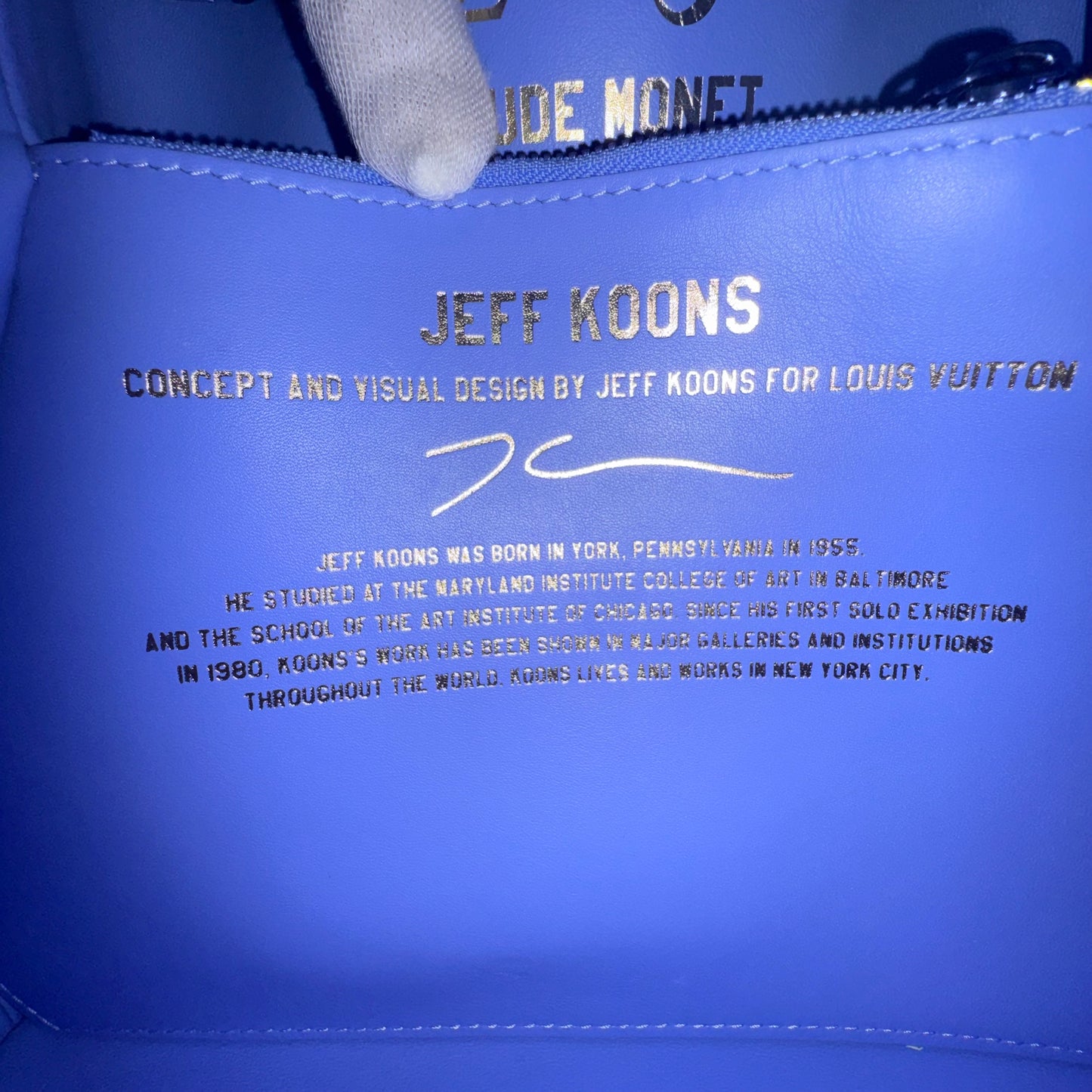 Louis Vuitton Masters Collection Monet Water Lilies NéoNoé MM