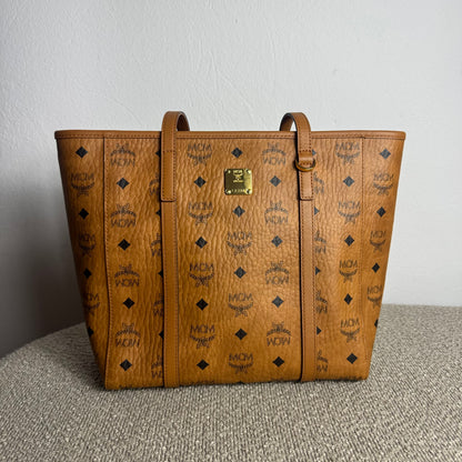 MCM Toni Shopper Medium - Cognac