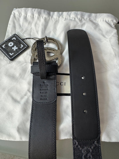 Gucci Marmont Gürtel GG Supreme Canvas 85 cm
