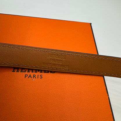 Hermès Kelly Double Tour Armband – Blau / Gold
