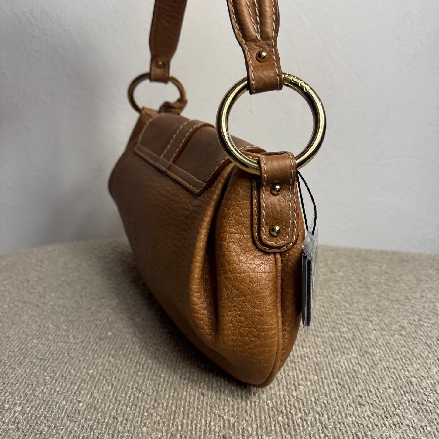 Dolce & Gabbana Vintage Leder Handtasche Braun