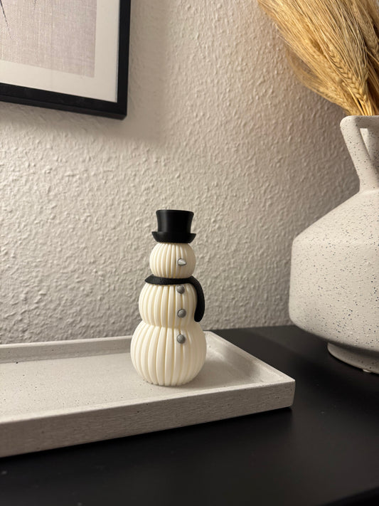 Minimalistischer 3D Schneemann