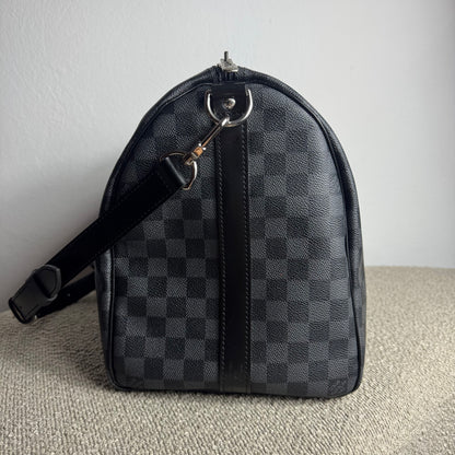 Louis Vuitton Keepall 45 Bandoulière – Damier Graphite