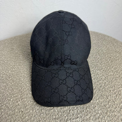 Gucci Original GG Canvas Baseballkappe Schwarz Gr. M