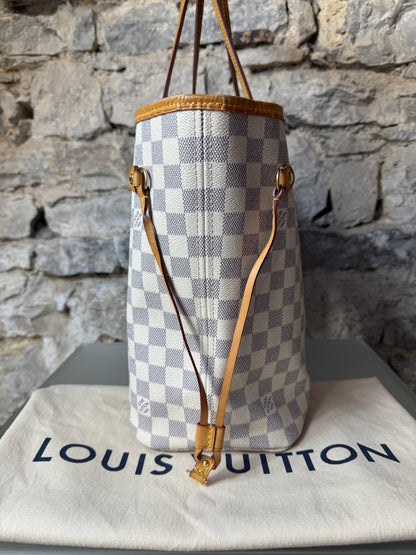 Louis Vuitton Neverfull MM – Damier Azur mit Pochette