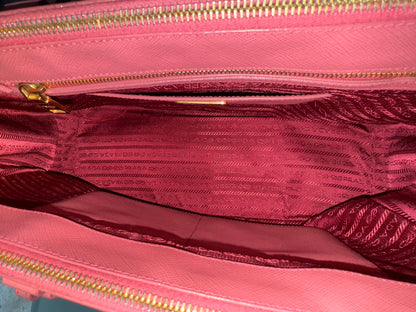 Prada Galleria Saffiano Colorblock Handtasche – Rosa