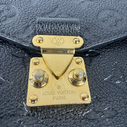 Louis Vuitton Pochette Métis – Monogram Empreinte Leder Schwarz