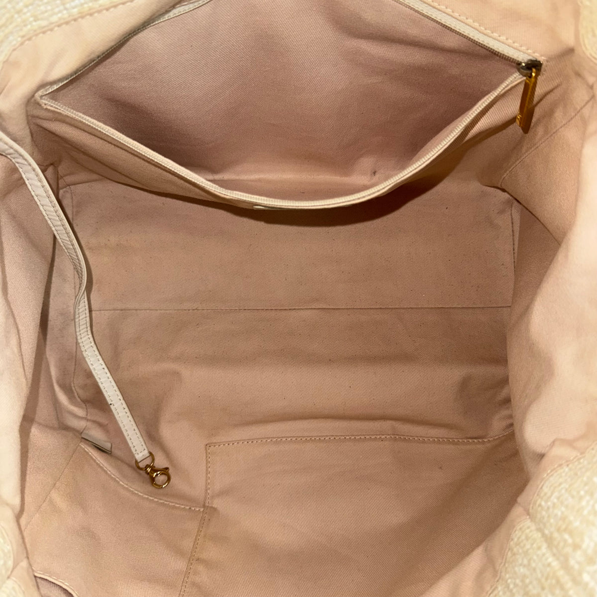 Chanel Deauville Tote Bag – Beige/Gold