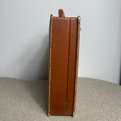 MCM Vintage Koffer Mini – Visetos Cognac