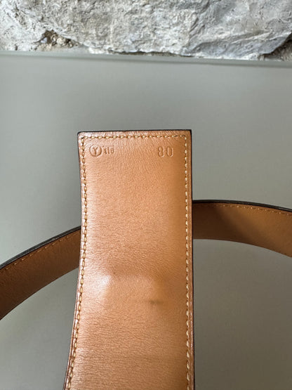 Hermès Collier de Chien Gürtel – Vintage, Schwarz (Größe 80)