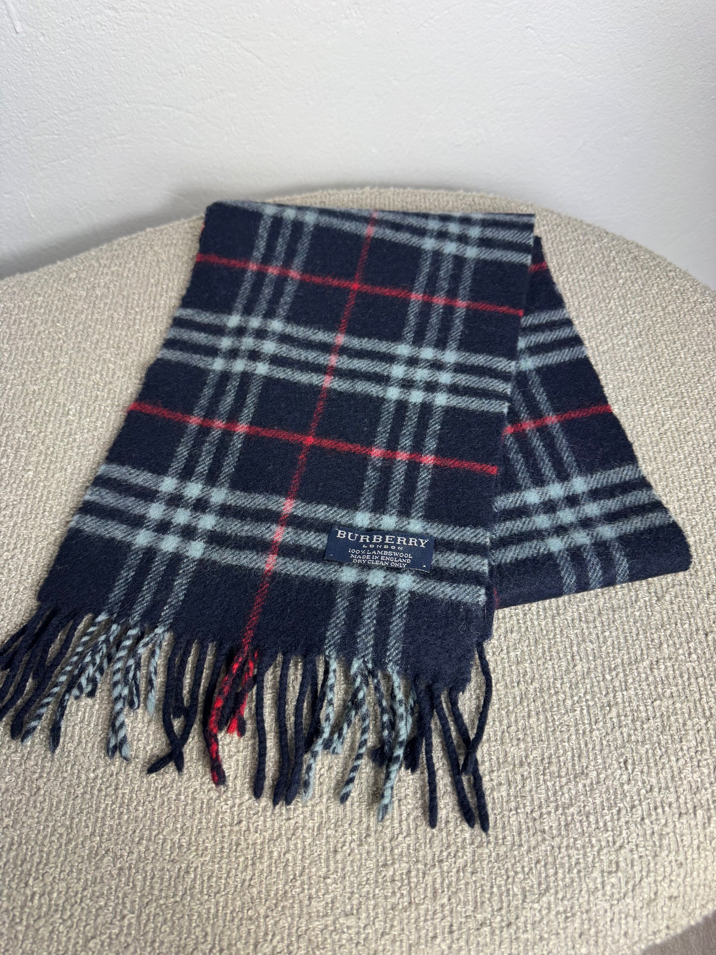 Burberry Nova Check Schal – 100% Lammwolle