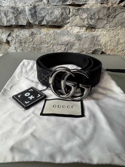 Gucci Marmont Gürtel GG Supreme Canvas 85 cm