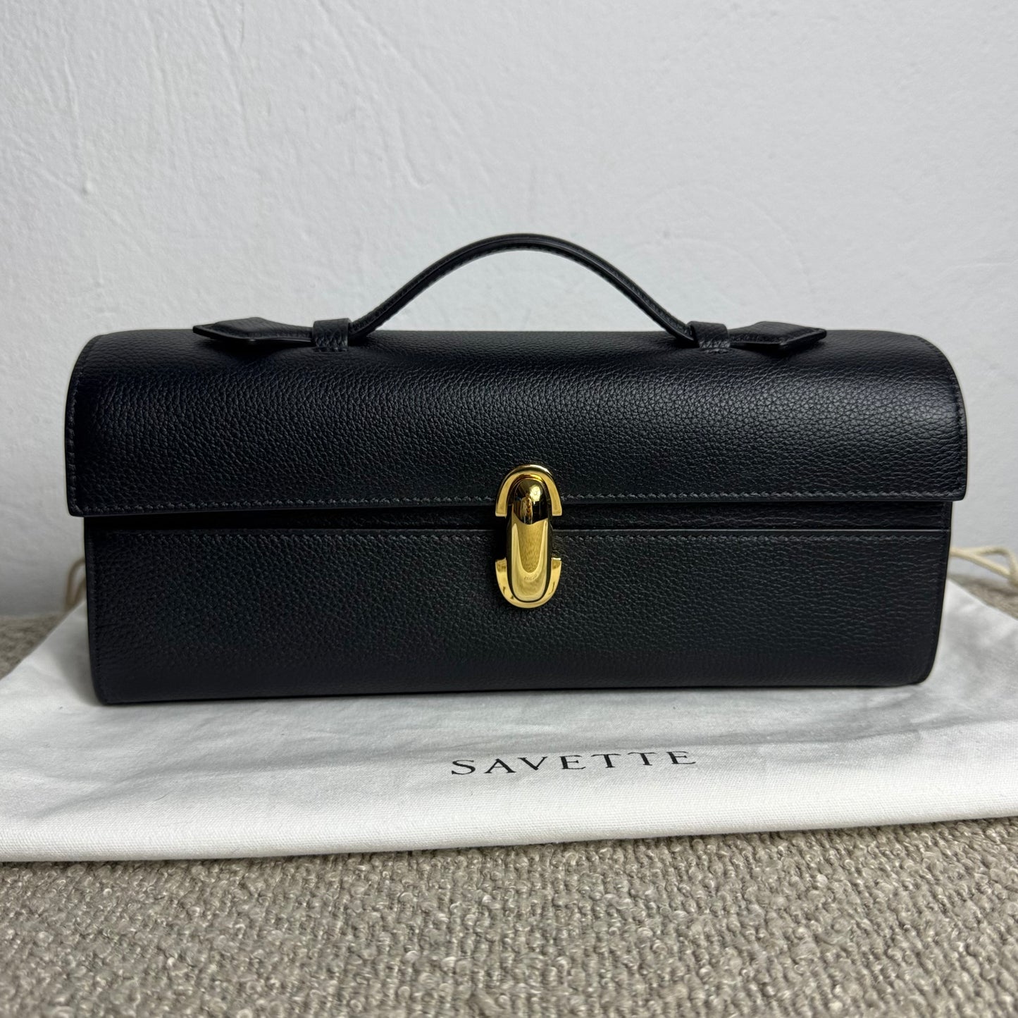 Savette "Symmetry Slim" Pochette Schwarz