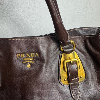 Prada Vitello Daino Tote – Leder