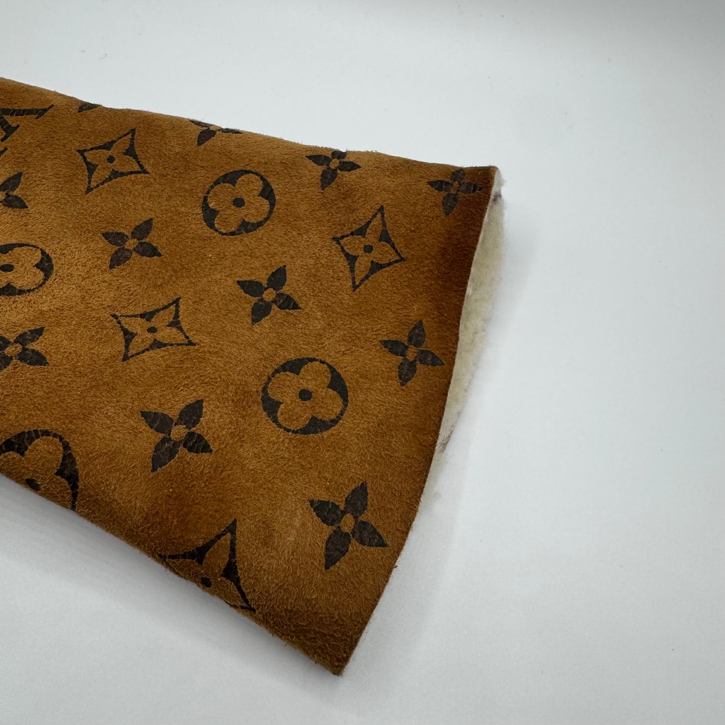 Louis Vuitton Monogram Handschuhe Lammfell Braun – Größe S