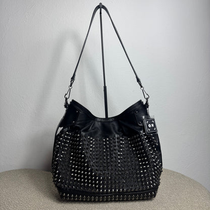 Burberry Studded Susanna Bucket Bag Leder - Schwarz