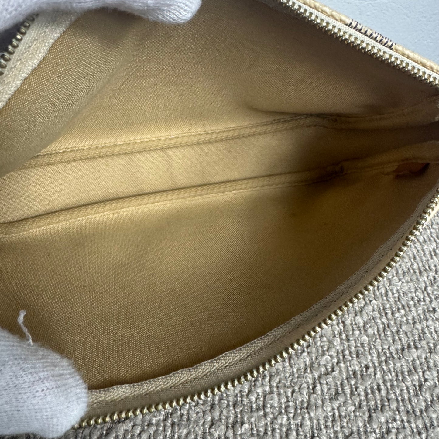 Louis Vuitton Pochette Accessoires in Damier Azur Canvas